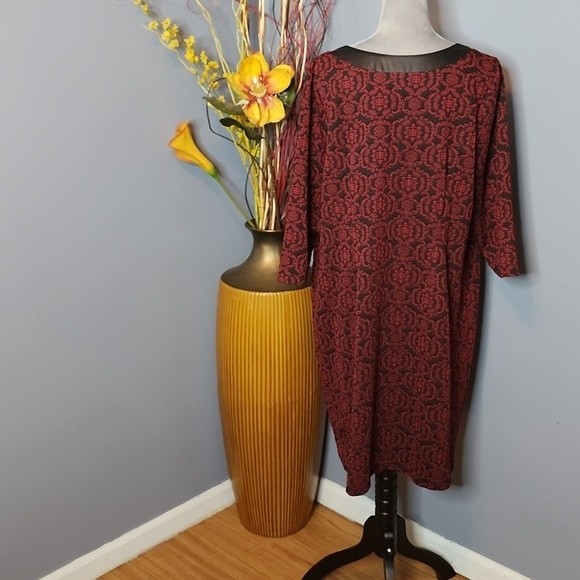 Catherines Red and Black Dress Size 1X NWT - Picture 8 of 15
